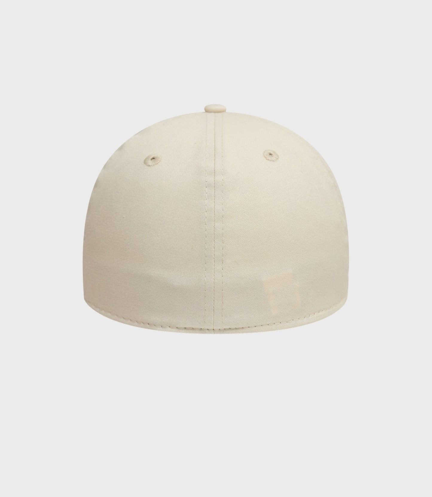 Top view of beige Oracle Red Bull Racing 39Thirty cap showing crown button