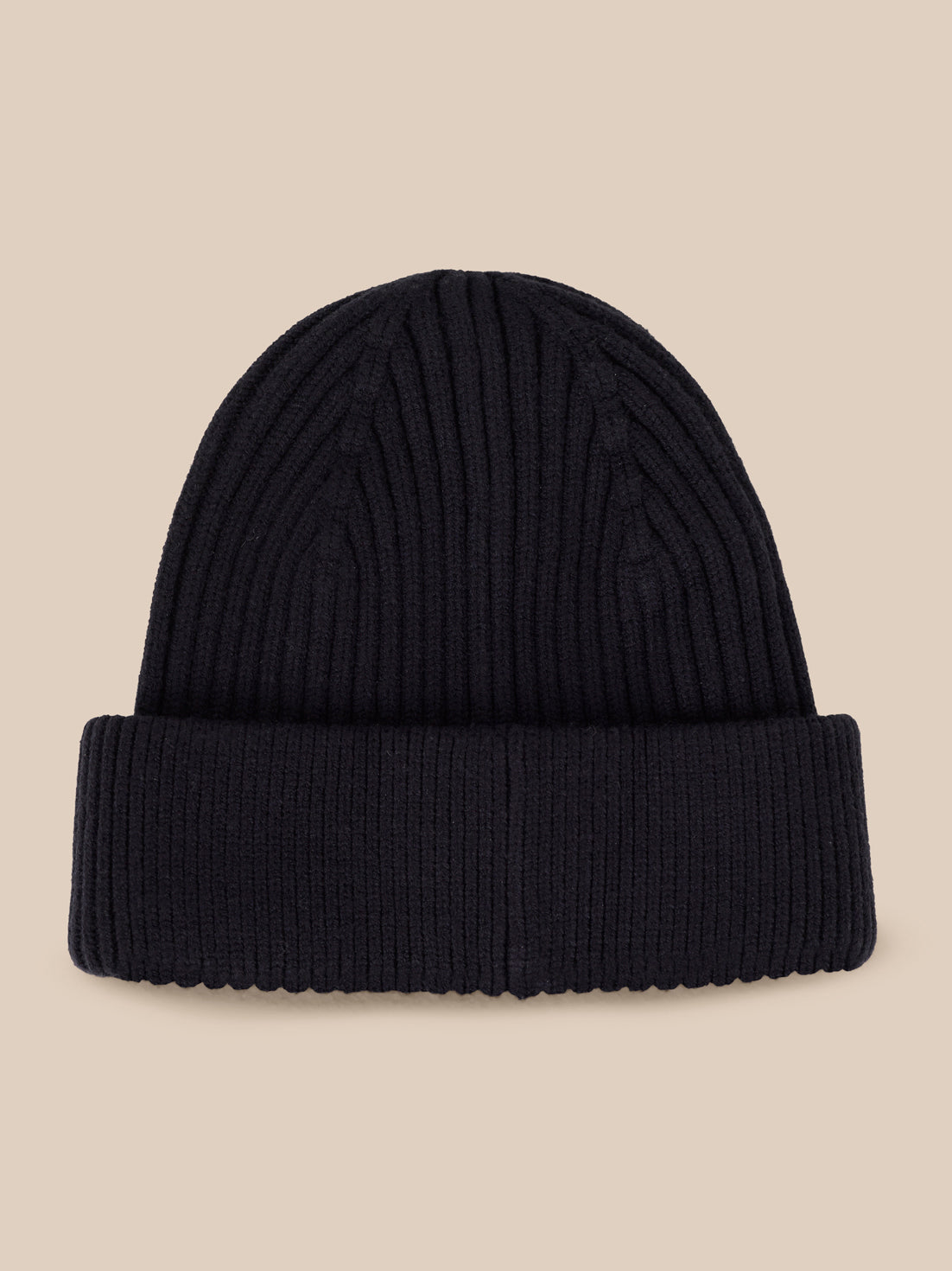 Navy knit Ashes training beanie from Paul Smith Castore England Cricket collection with folded cuff