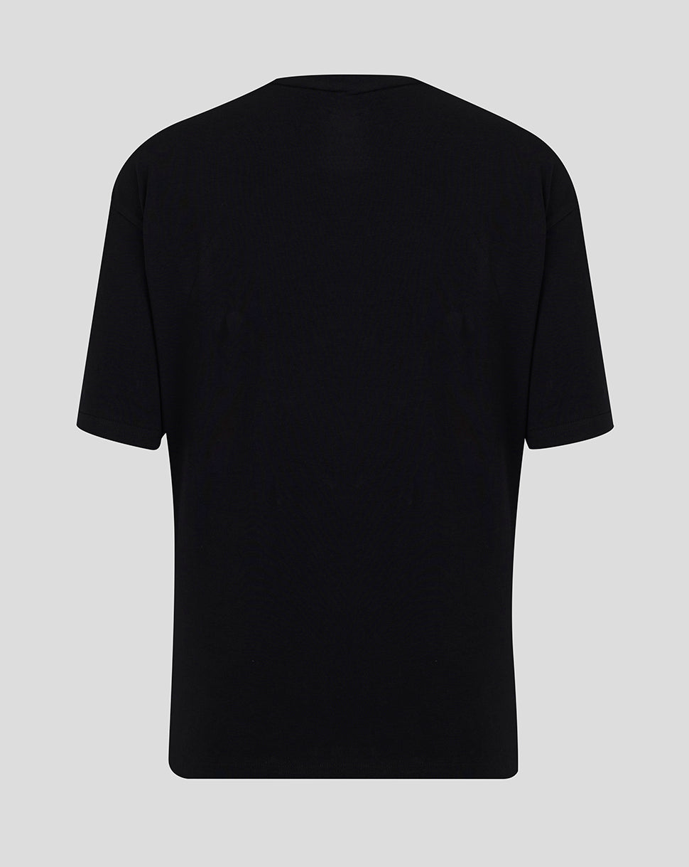 Back view of black Bath Women's 25/26 Travel Short Sleeve T Shirt