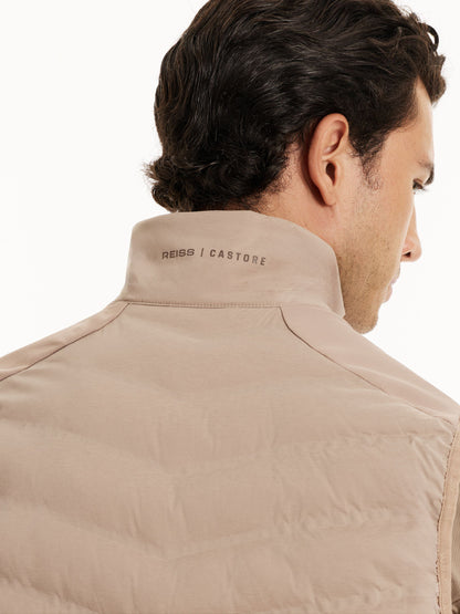 Heren Reiss Hybrid Bodywarmer - Dustwood