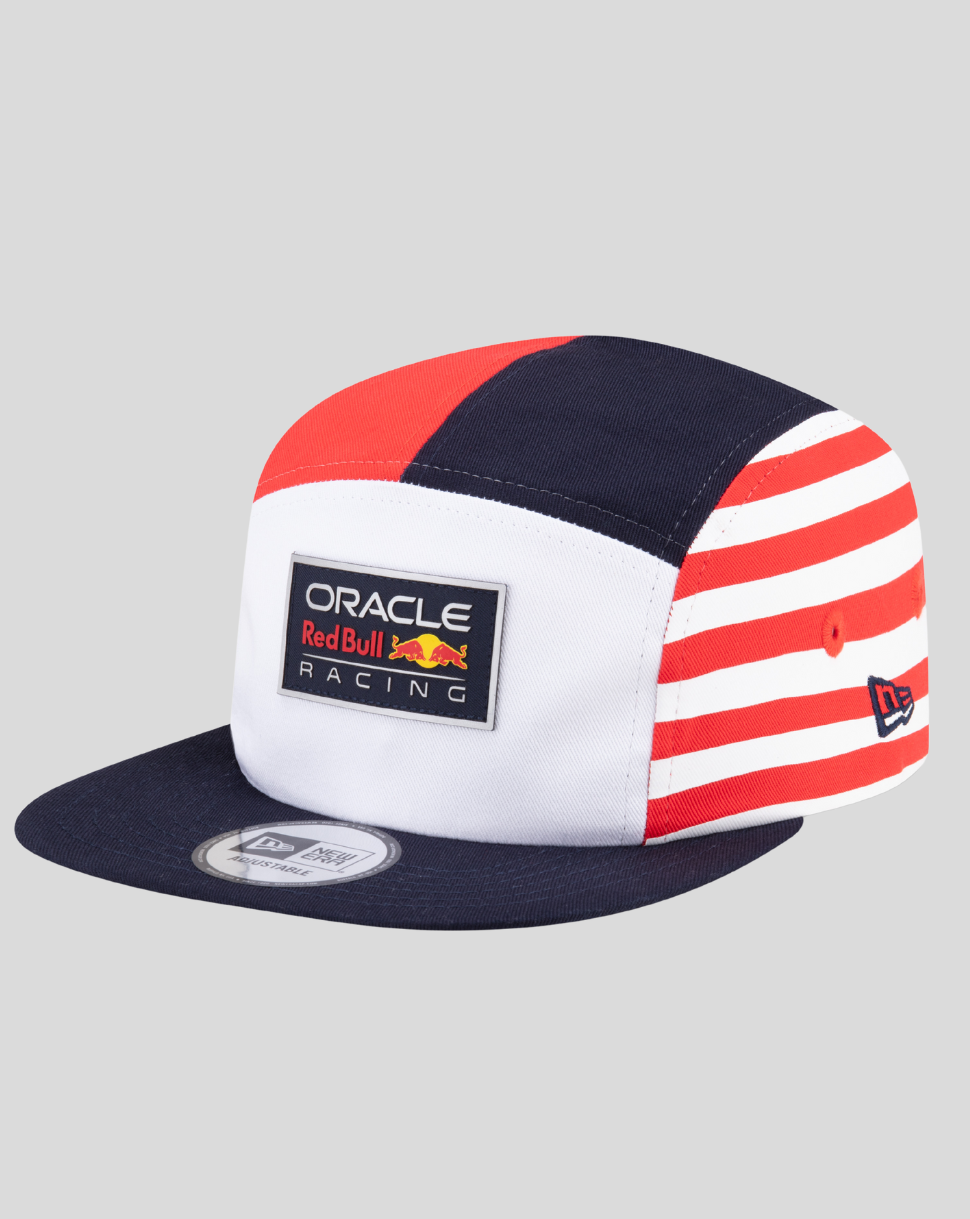 Flag colorblock baseball cap with Oracle Red Bull Racing patch on the front