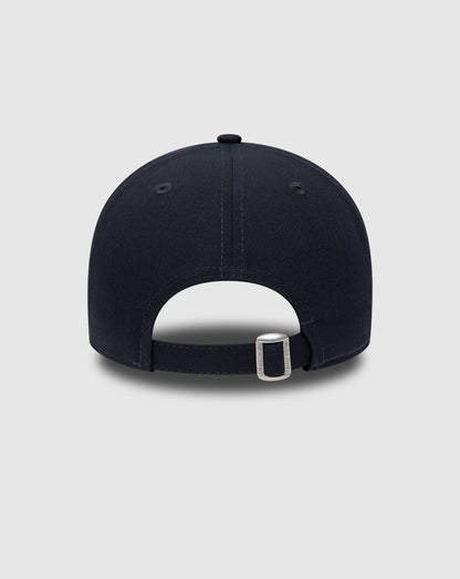 Back view of a navy Red Bull Racing Repreve 9FORTY cap with strapback and buckle