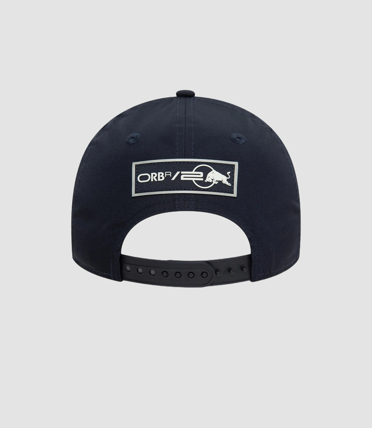 Navy Oracle Red Bull Racing 9Forty cap with a front rectangular logo patch