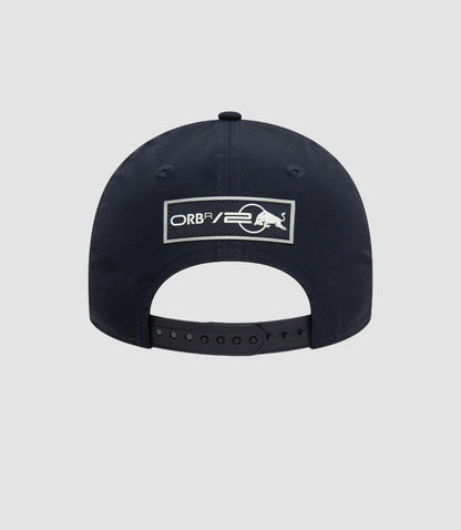 Navy Oracle Red Bull Racing 9Forty cap with a front rectangular logo patch