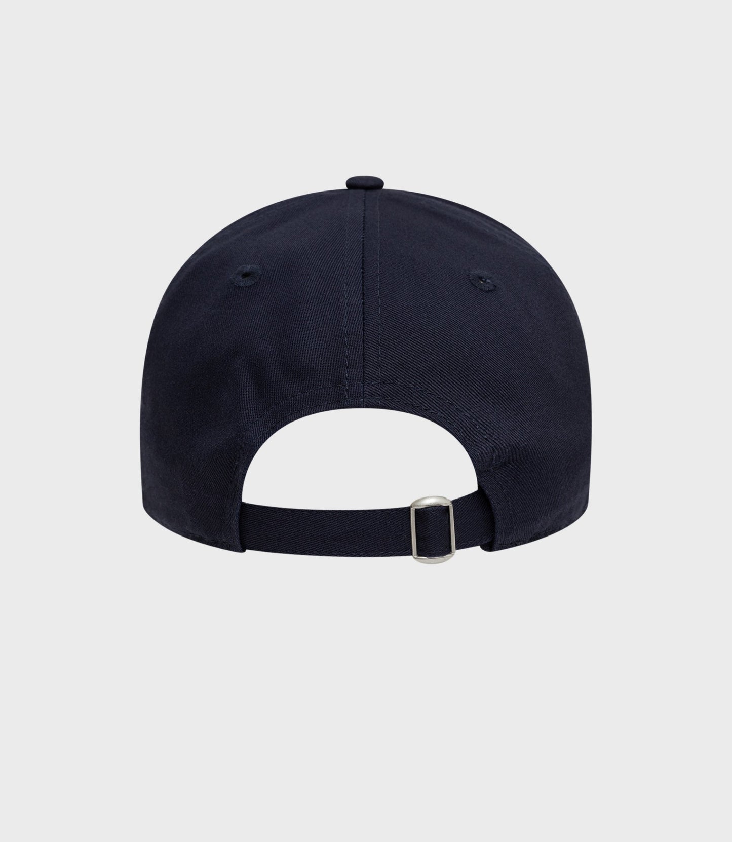 Rear view of navy Oracle Red Bull Racing Retro 9Twenty cap showing adjustable strap and buckle