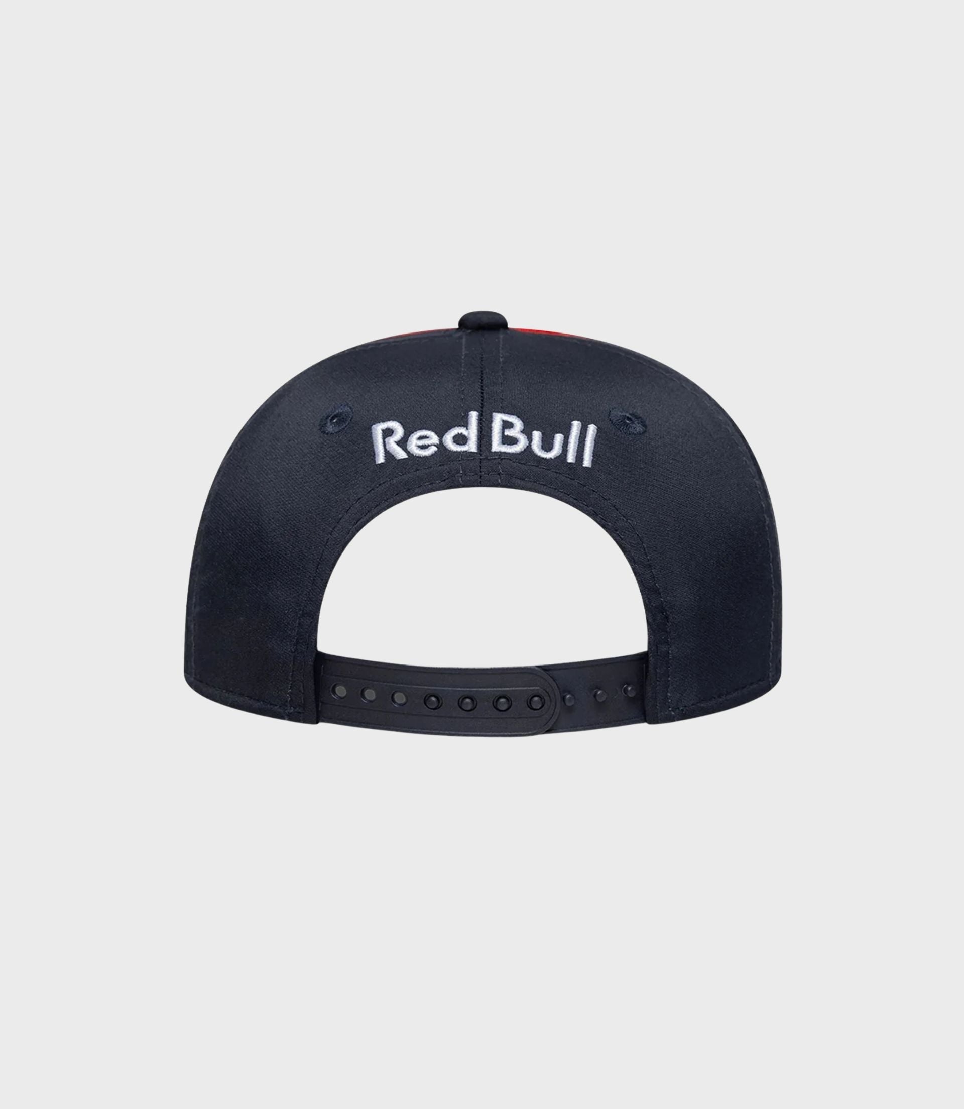 Rear view of dark blue Max Verstappen 9Seventy cap by New Era with Red Bull Racing branding
