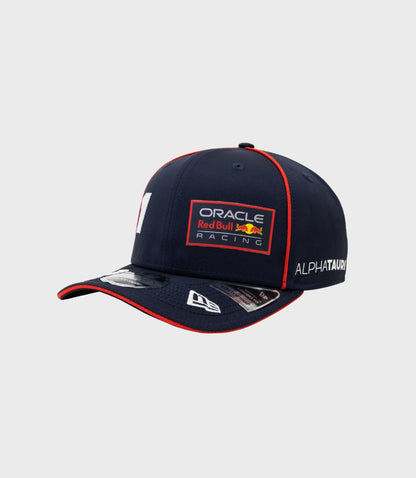 Dark blue New Era cap with red piping and Oracle Red Bull Racing logo on the front.