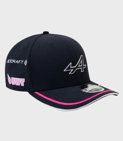Navy cap with pink trimmed brim showing large 47 logo and Jetcraft branding on the side