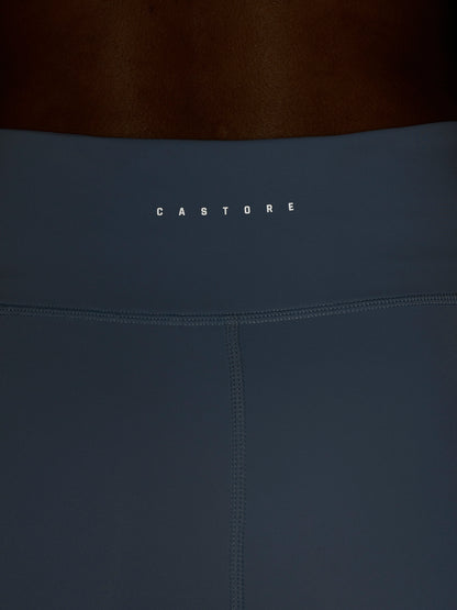 Back waist area of Zone Training Leggings with branding on the waistband.
