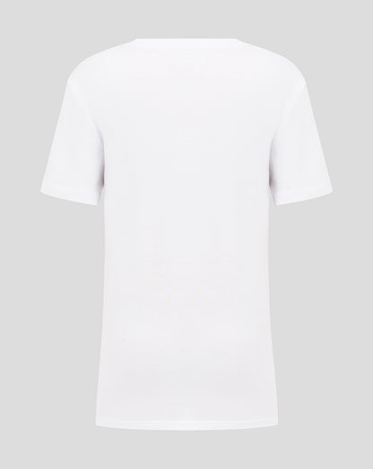 Back view of Majesticks Junior Graphic T-Shirt in white