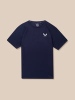 Midnight Navy Adapt Training T-Shirt with raglan sleeves and Castore logo on chest
