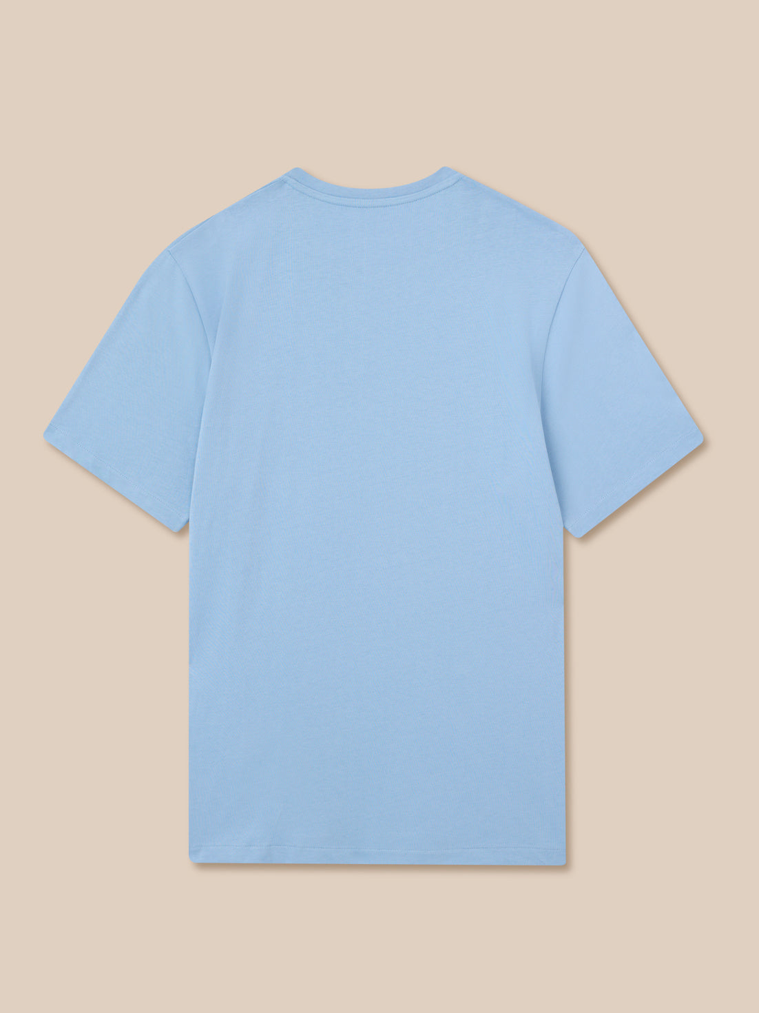 Back view of the sky blue Graphic Training T-Shirt laid flat