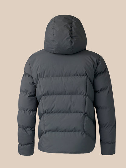 Herren Castore x Paul Smith Langarm-Steppjacke – Anthrazit