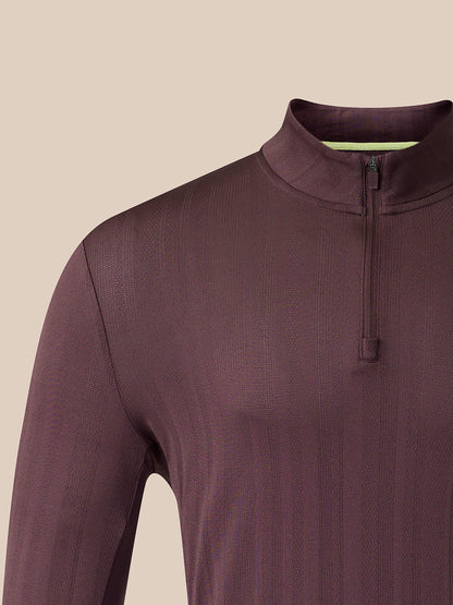 Herren Castore x Paul Smith Slim Fit 1/4-Zip-Oberteil – Lila