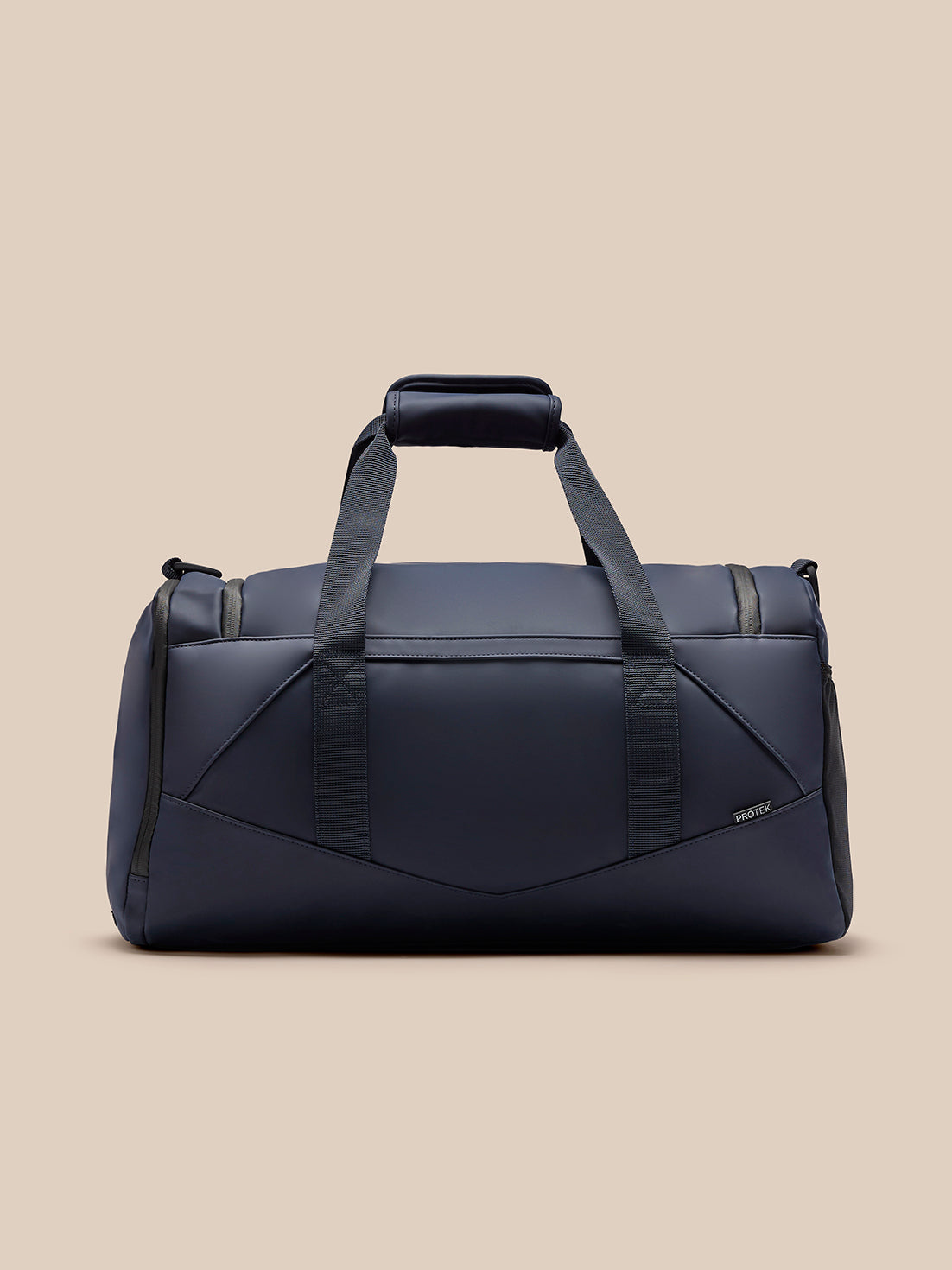 Navy Active Holdall with padded top handle and detachable shoulder strap, front view