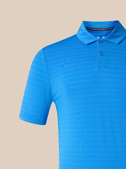 Herren Golf Kurzarm-Poloshirt – Blau