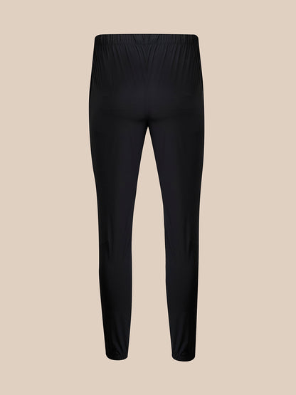 Black leggings on a white background