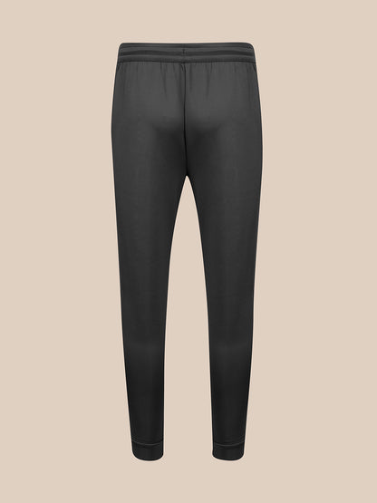 Gunmetal pants on a white background