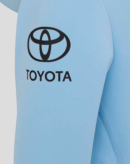 Light blue sleeve with Toyota logo