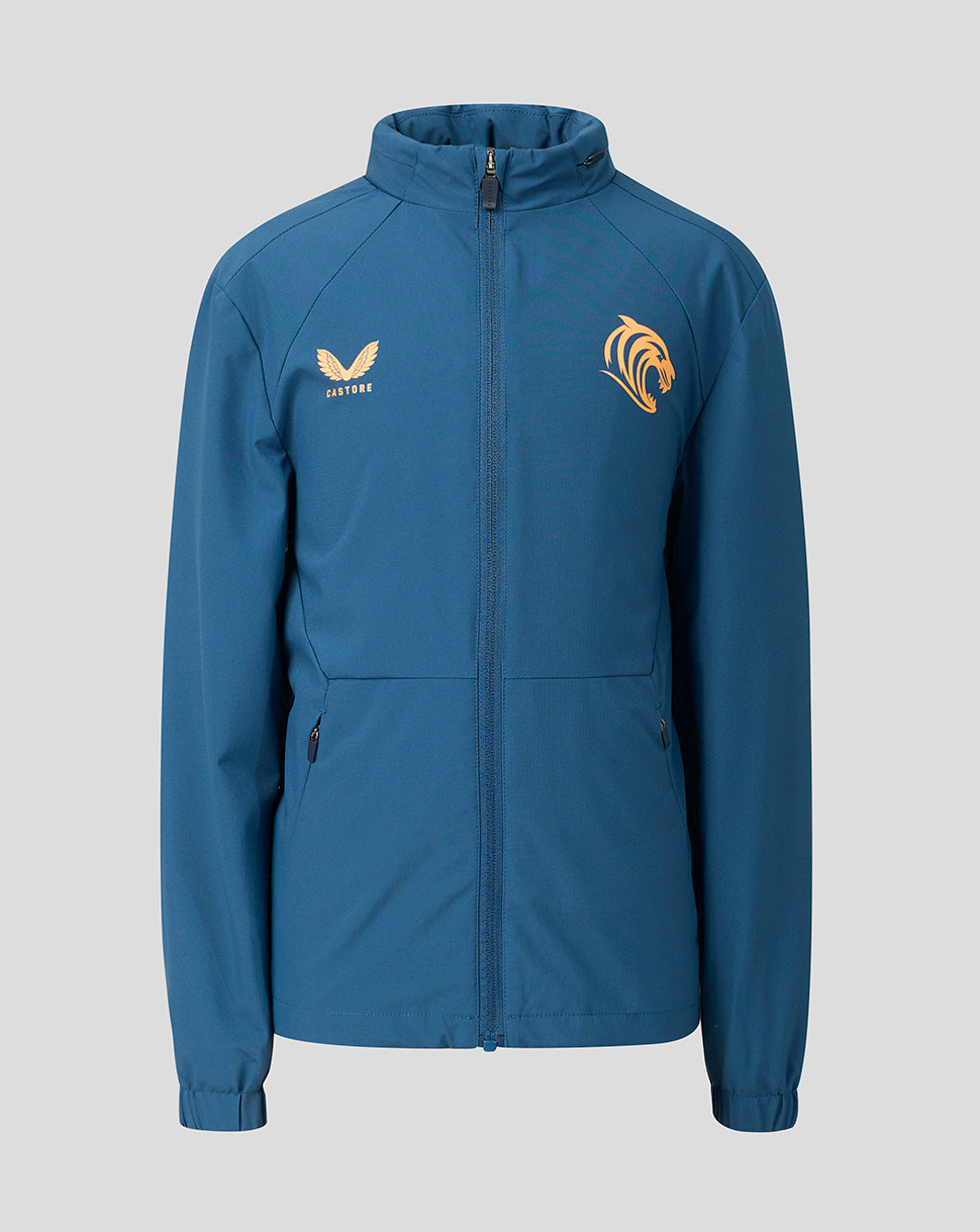 Leicester Tigers Junior 2026/27 Training Packable Hood Shower Jacket