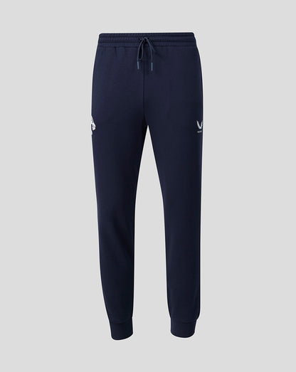 Navy Leicester Tigers Adapt fleece joggers with a drawstring waist, side pockets and ribbed cuffs