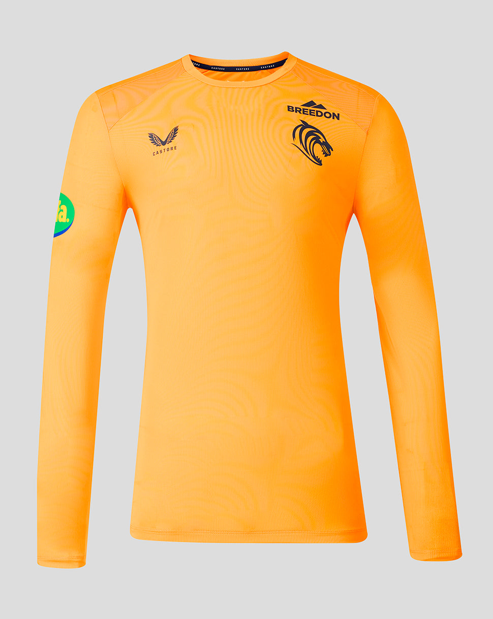 Leicester Tigers Men's 2026/27 Training Long Sleeve Top - Orange
