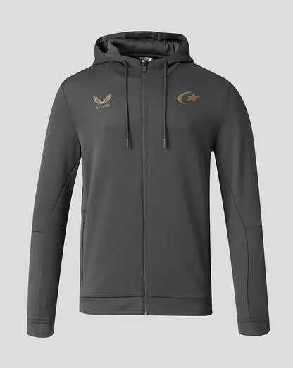 Saracens Herren 2026/27 Travel Flex Hoodie mit durchgehendem Zip – Grau
