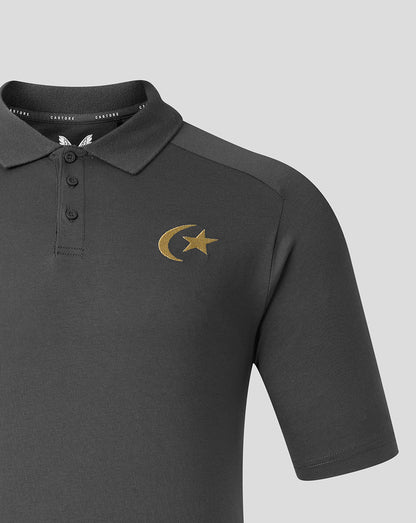 Saracens Herren 2026/27 Travel Poloshirt – Grau