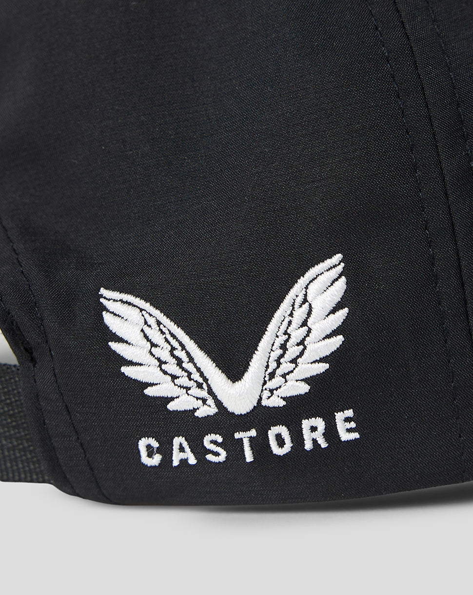 Black bag with white 'Castore' logo on a light gray background