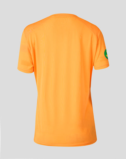 Back view of bright orange Leicester Tigers 2026/27 Training T-Shirt.