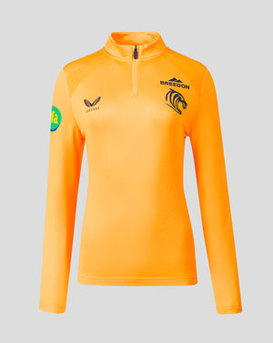 Leicester Tiger Women's 2026/27 Training Quarter Zip Top - Orange