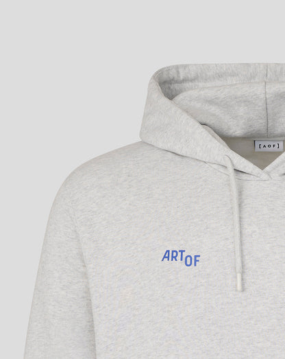 Grey Rangers Art of Football hoodie with blue ART OF logo on the chest