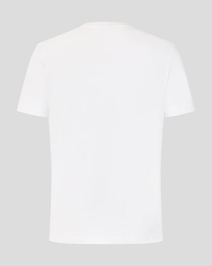 Back view of plain white Art of Football T shirt