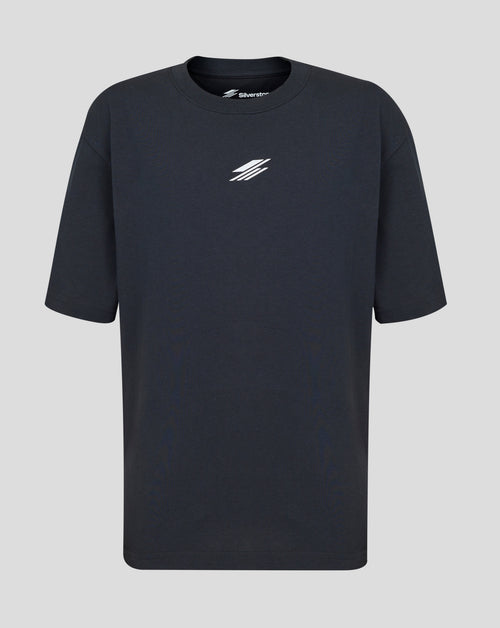Black polo shirt on a white background