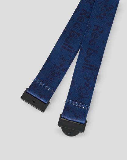 Blue Oracle Red Bull Racing team lanyard with black end clasps