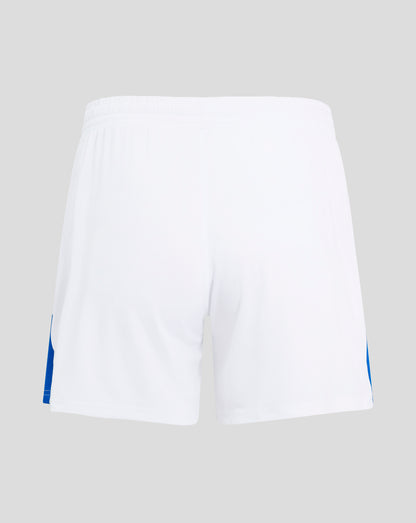 White Rangers Women's 24/25 Home Shorts back view with elastic waistband.
