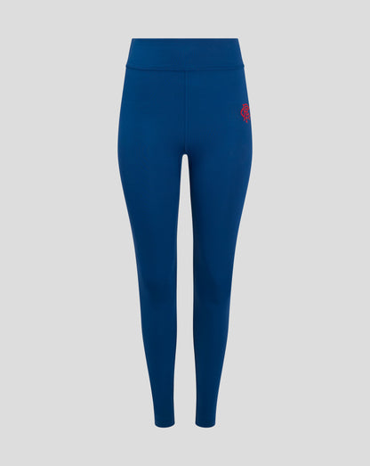 Navy Rangers Women's Core Leggings with a red crest on the thigh