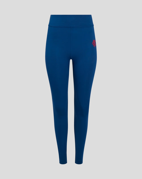Navy Rangers Women's Core Leggings with a red crest on the thigh