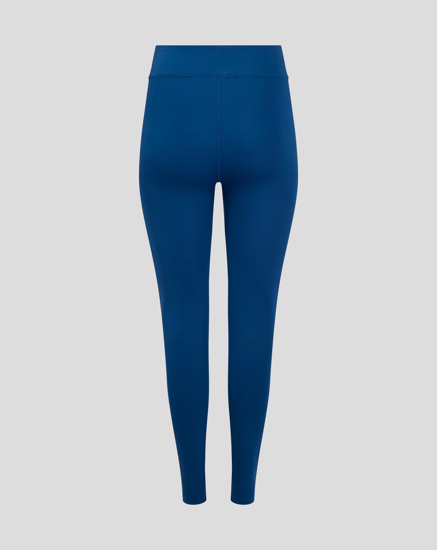 Back view of navy Rangers FC Core Leggings with high waistband and smooth seams.