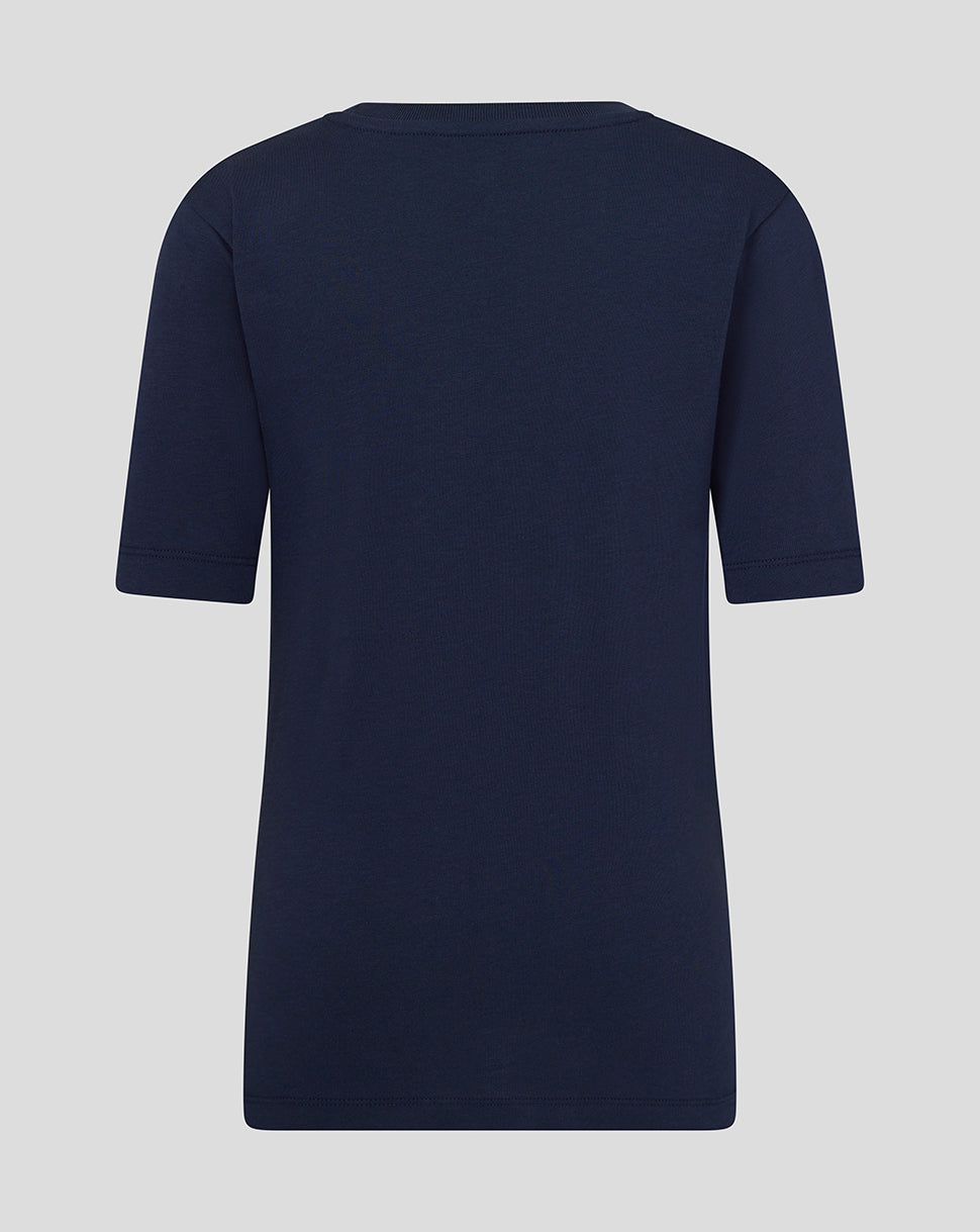 Back view of navy Preston Junior 25/26 Street Sign Tee
