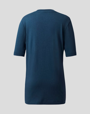 Back view of Moonlit Ocean blue Everton junior T shirt