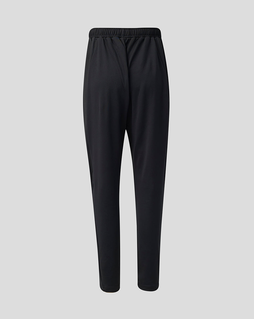 Sunrisers Leeds juniors black slim fit pants with elastic waistband