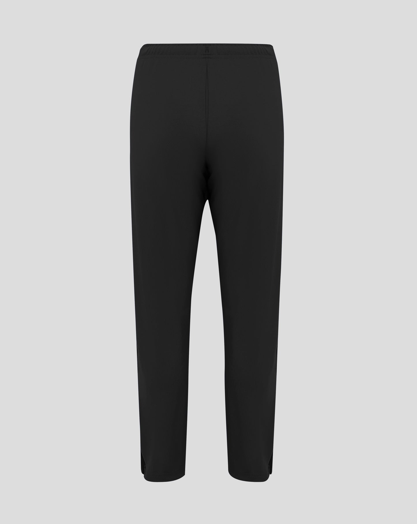 Front view of black Junior Slim Fit Pant with Castore logo on the right thigh