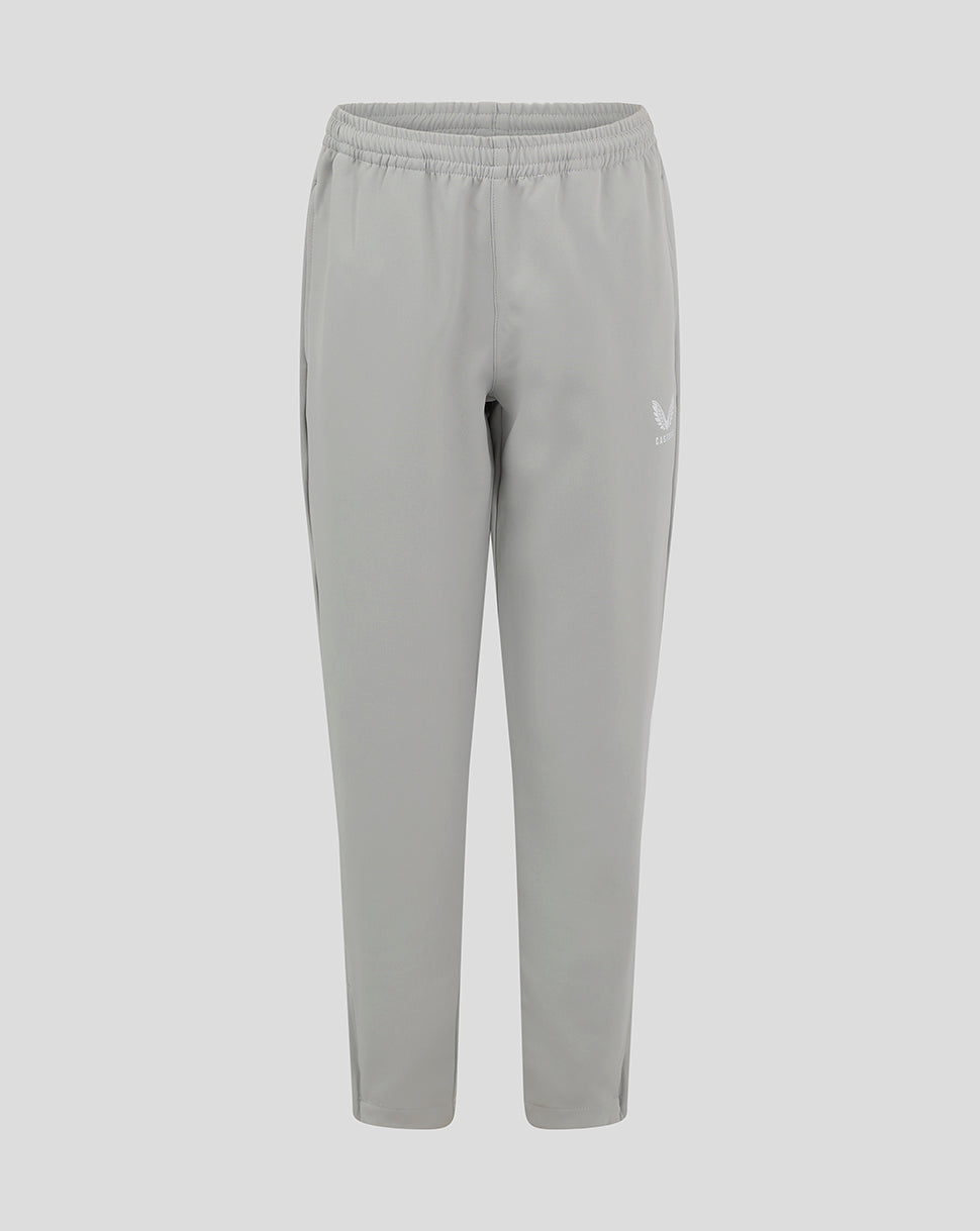 Light gray Junior Track Pant with elastic waistband and small Castore logo on the front thigh