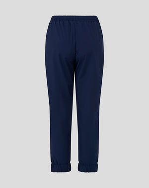 Junior Rugby Contact Pant in peacoat with elastic waistband and cuffs water repellent fabric and mesh lining