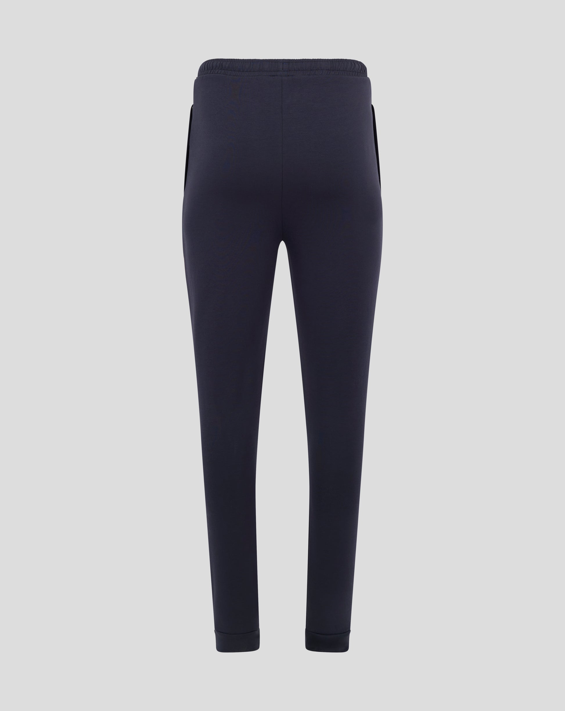 Back view of navy Oracle Red Bull Racing jogger Night Sky with centered back seam