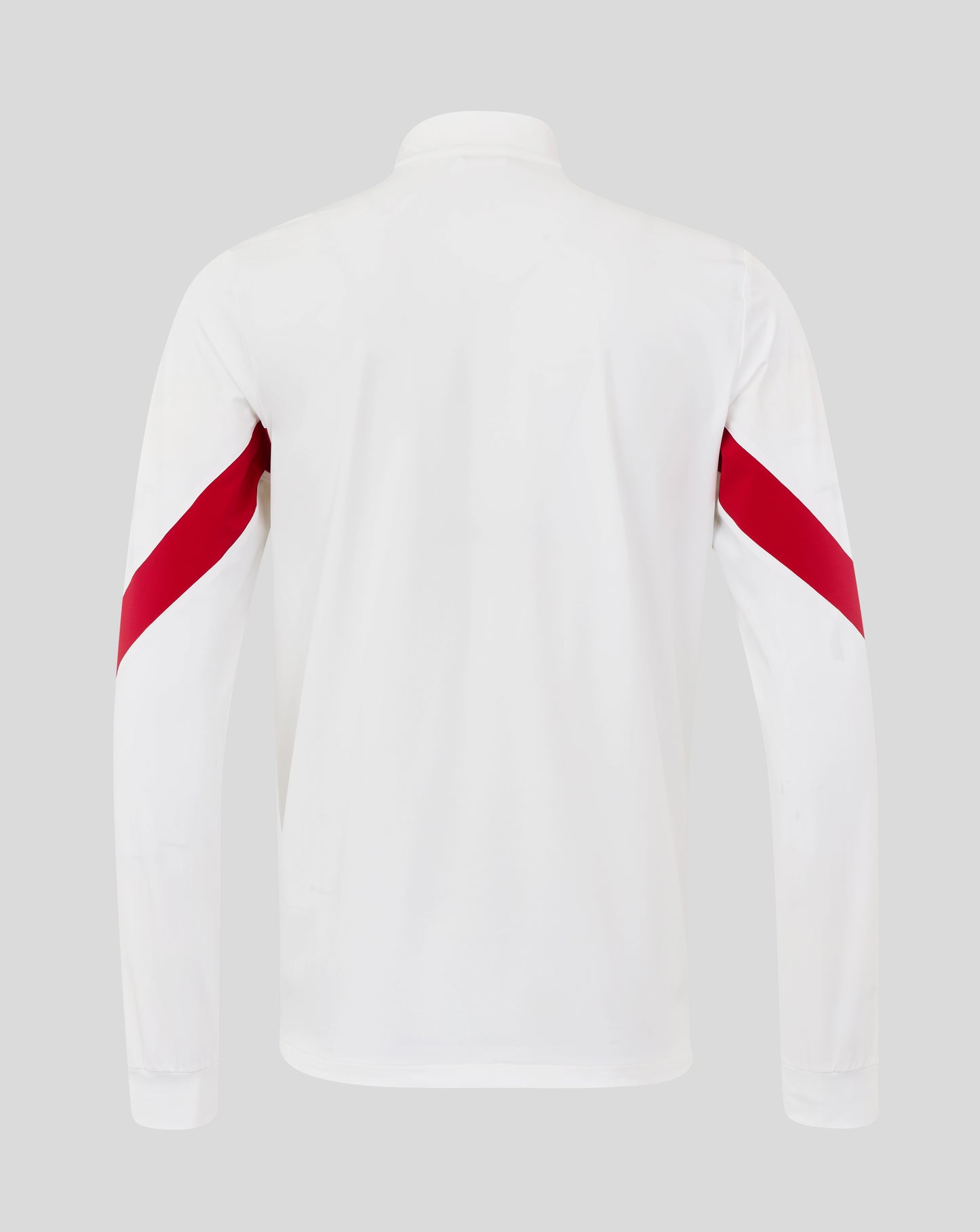 White England Rugby Anthem jacket chest displays rose crest, O2 logo and Castore branding