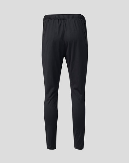 Back view of black Slim Fit Pant with elasticated waistband.