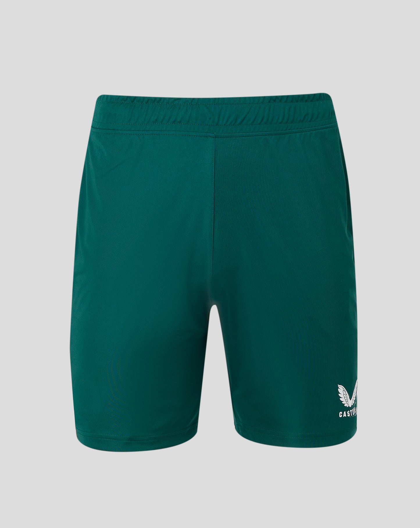 Green Botanical Garden Mens Match Short with elastic waistband and drawcord channel and Castore logo
