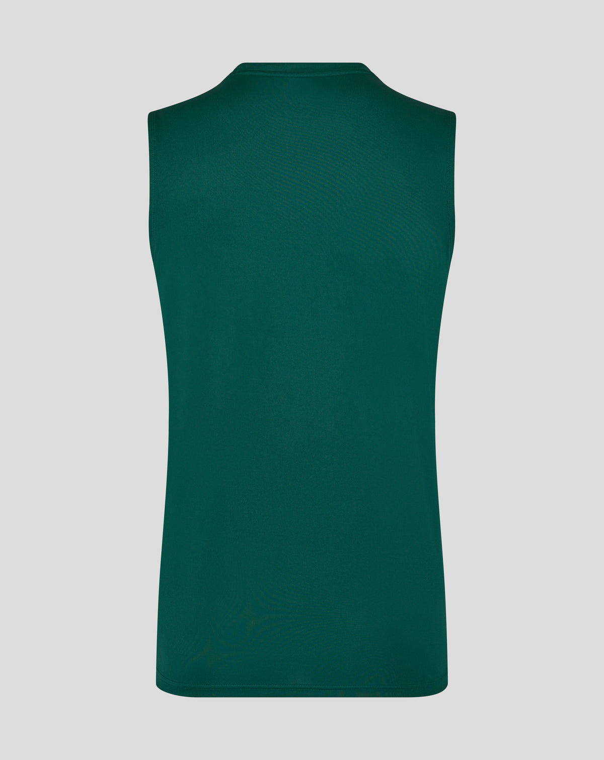 Back view of Leicester Tigers training vest in botanical green